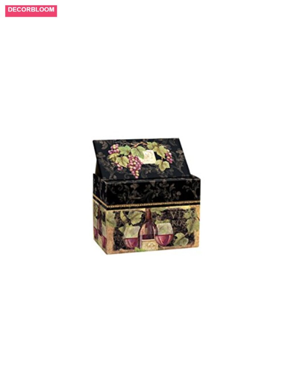 Lang Recipe Box Small Easel Pop-Up Cover Holds 4x6 Cards